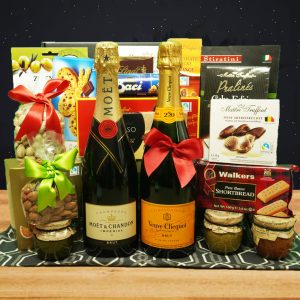 Moet & Veuve Double Delight Champagne Basket