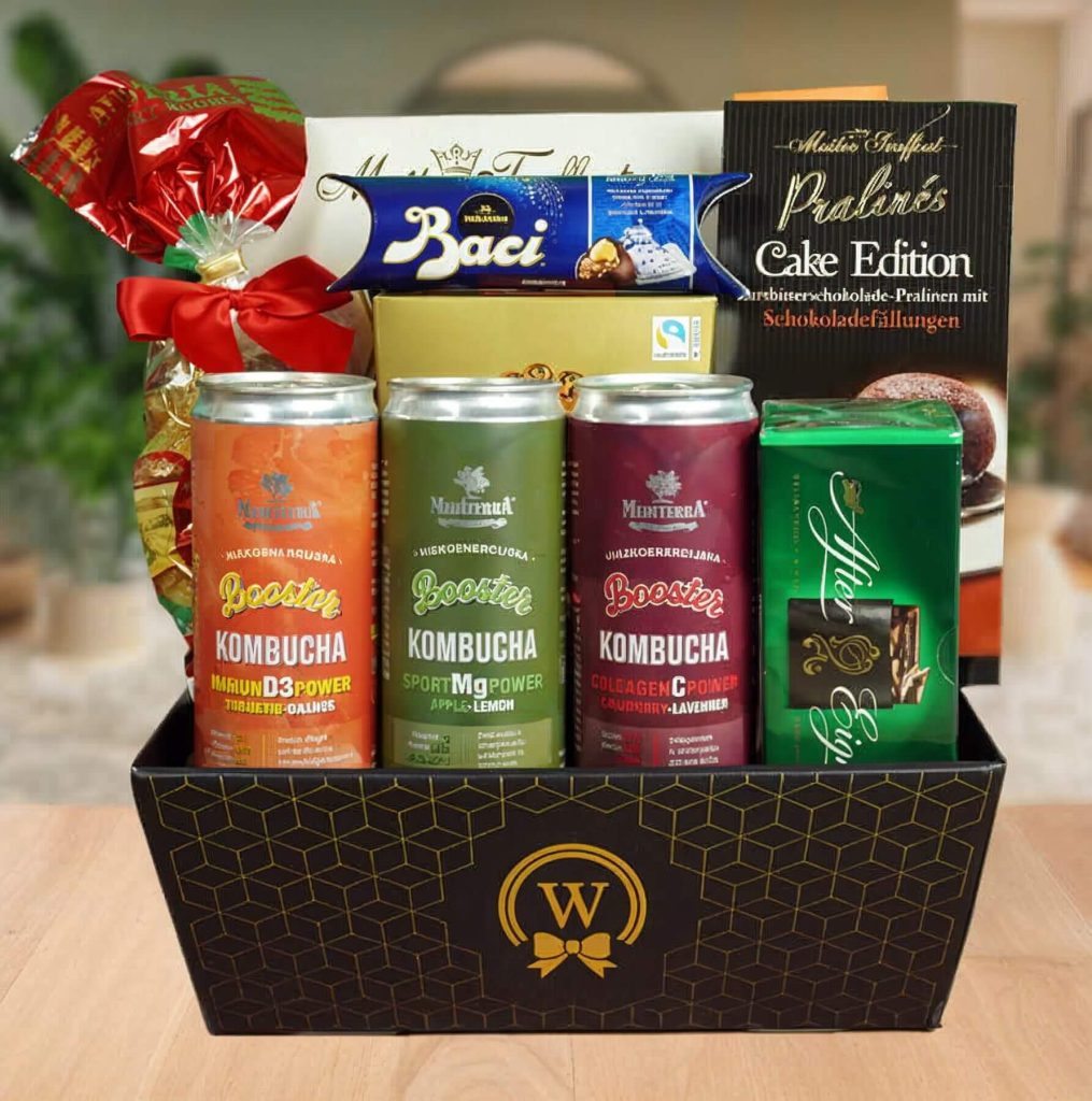 Revitalize & Renew Kombucha - Get Well Gift Basket by Walwater Gifts