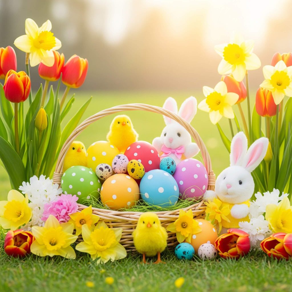 Easter Gift Baskets to Belgium